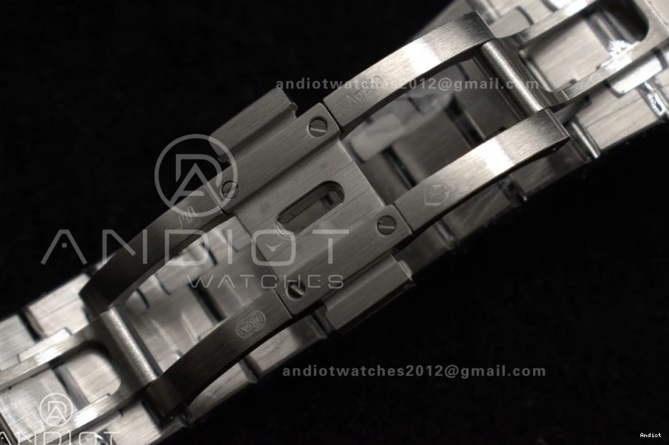 SS APSF Edition 1:1 15454 Dial Royal SA3120 Oak Super Best Bracelet Clone 37mm Textured Frosted SS On Black 0120